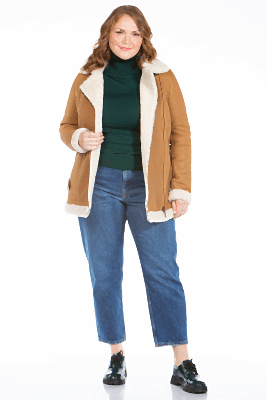 Фото товара Дубленка 1009.1319 silk, кэмел