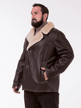 Фото товара Дубленка 1013.MEDS-15.SILK, коричневый