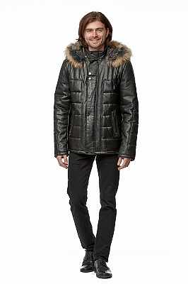 Фото товара Куртка кожа 1013.2052 ZIG (енот), черный