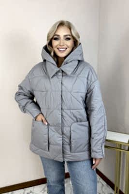 Фото товара Куртка F-2593 жен, серый