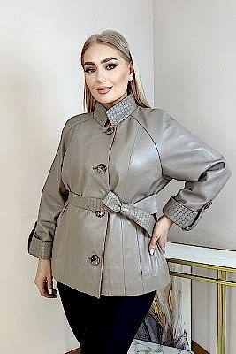 Фото товара Куртка кожа жен. 1020.3164 ZIG, бежевый