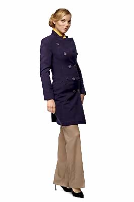 Фото товара Пальто 31737, темно-фиолетовый Фото товара Пальто 31737, темно-фиолетовый