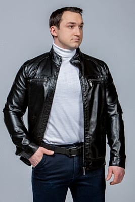 Фото товара Куртка кожзам 268, черный