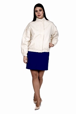 Фото товара Куртка A-22 джинс, молочный