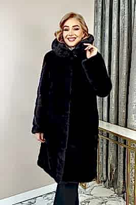 Фото товара Пальто норка 019/1503К чернослив