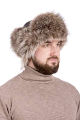 Фото товара Головной убор UMKME0014 енот, бежевый