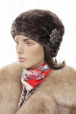 Фото товара Берет мутон В-1-1, Темный шоколад