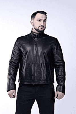 Фото товара Куртка кожа муж. 1009.3040-AZIG, черный