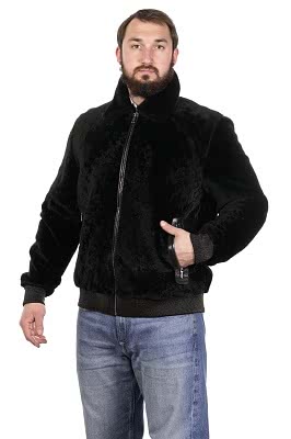 Фото товара Шуба из мутона 1013.2018, черный Фото товара Шуба из мутона 1013.2018, черный