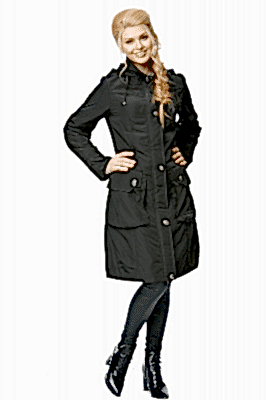 Фото товара Плащ-пальто 068-1, черный Фото товара Плащ-пальто 068-1, черный