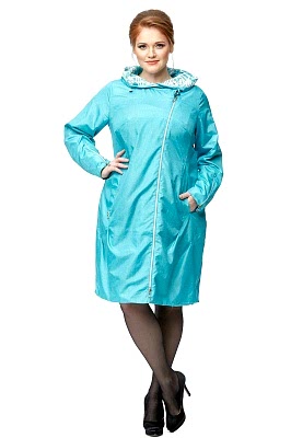 Фото товара Плащ 1624, бирюза