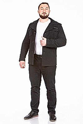 Фото товара Полупальто мужское 301у Sambrero, серый Фото товара Полупальто мужское 301у Sambrero, серый