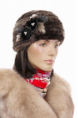 Фото товара Берет мутон В-4-2, Шоколад