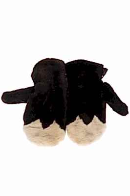 Фото товара Варежки бобр щипка, коричневый