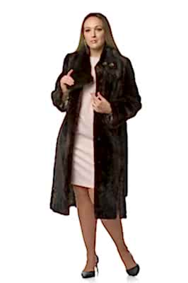 Фото товара Пальто мутон О-7 (норка), мокко